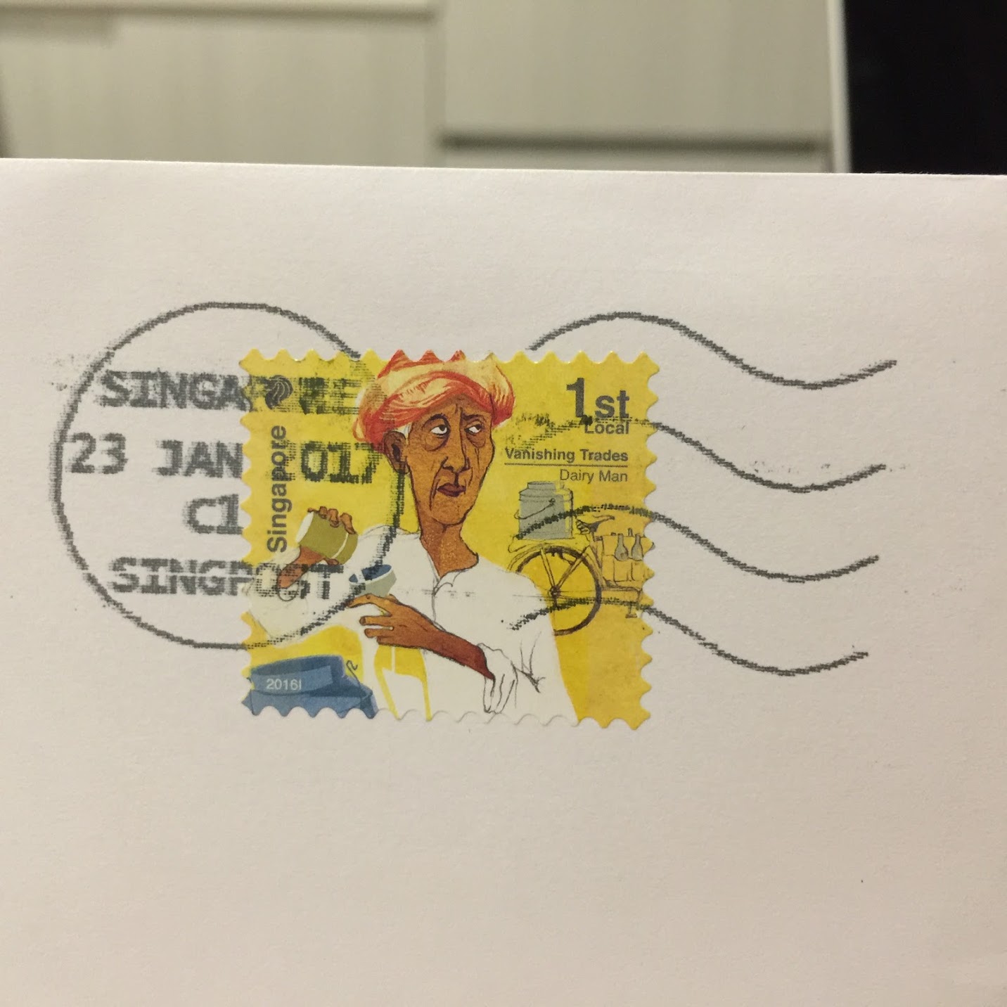 シンガポールのかわいいデザイン切手