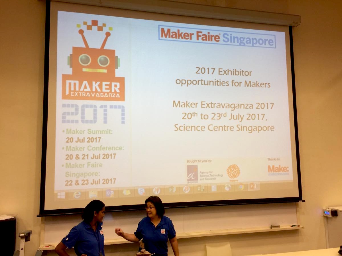 Makers Townhall at Science Center - シンガポール日記 Day 332